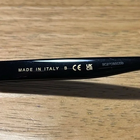 Authentic CHANEL Black Eyewear with Logo Case and Box, #3392 - Picture 5 of 9